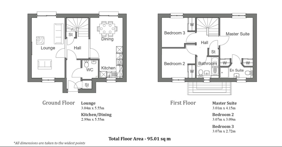 Detached House for sale in dundee Plot 17 Calderwood Type , Former St